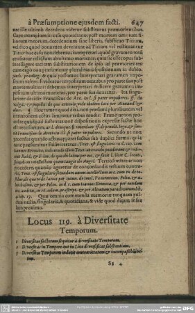 Locus 119. à Diversitate Temporum