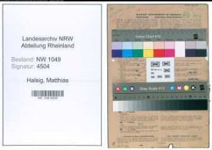 Entnazifizierung Matthias Halsig , geb. 11.02.1894 (Wachtmeister)