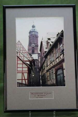 Foto: Blick durch die Pastorenstraße zur Marktkirche St. Jacobi, Einbeck