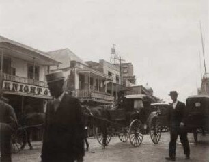 Straßenleben in Kingston auf Jamaica