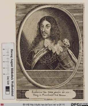 Bildnis Ludwig (Louis) XIII., König von Frankreich und Navarra (reg. 1610-1643)