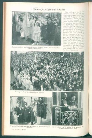 Homenaje al general Alvarez