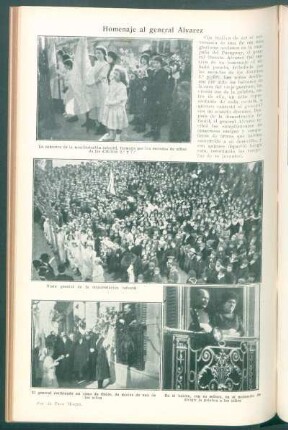 Homenaje al general Alvarez