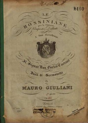 Le Rossiniane : per la chitarra, 3. op. 121