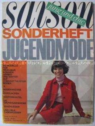 Sonderheft der Mode-Zeitschrift "Saison" zur Jugendmode