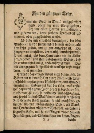 2r-3r, An den guenstigen Leser