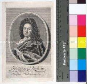 Porträt des Historikers, Numismatikers, Heraldikers und Hochschullehrer Johann David Köhler