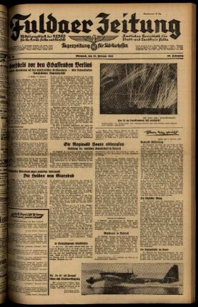 Ausgabe vom Mittwoch, den 12. Februar 1941.