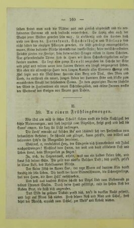II. [Gedichte und Lieder]
