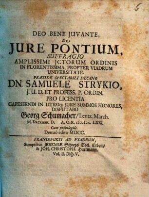 De Iure Pontium