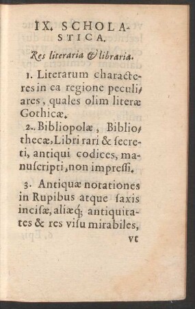 IX. Scholastica.