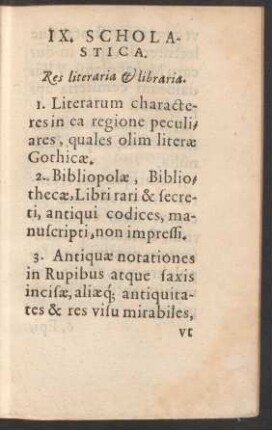 IX. Scholastica.