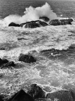 Frankreich. Die Atlantikküste bei Biarritz. Brandung