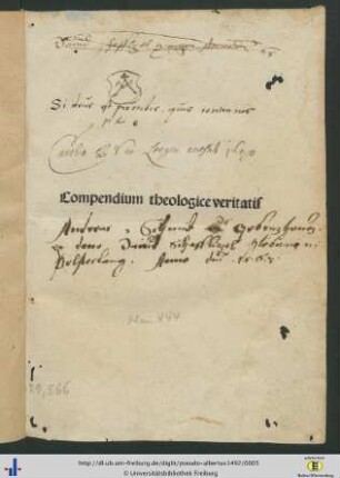 Compendium theologice veritatis