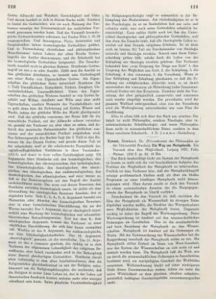 114-115 [Rezension] Kynast, Reinhard, Ein Weg zur Metaphysik