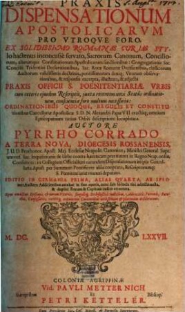 Praxis dispensationum apostolicarum