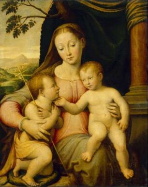 Maria mit dem Kind und dem Johannesknaben