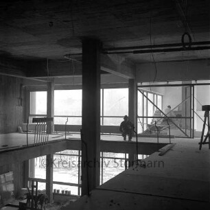 Rathaus: Innenausbau: Galerie im 1. Stockwerk