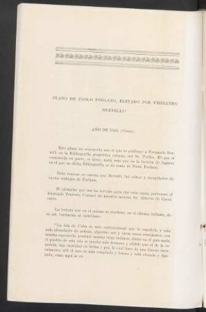 Plano de Paolo Forlano, editado por Fernando Bertelli? : Año de 1564. (Circa).