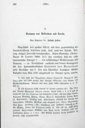 280-284 Erasmus von Rotterdam und Loreto