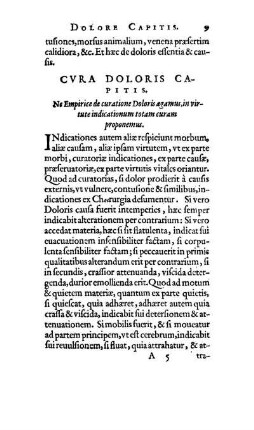 Cvra Doloris Capitis.