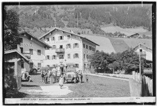 Stubaier Alpen. Neustift im Stubai (998 Meter). Gasthof Salzburger Hof