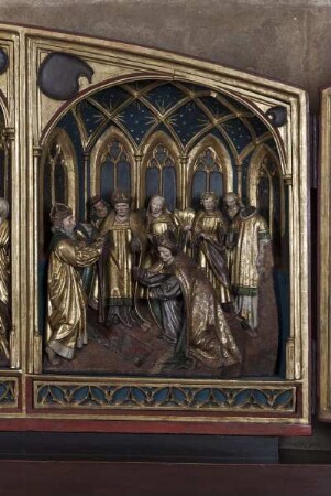 Elisabethaltar — Exhumierung der heiligen Elisabeth