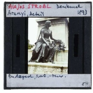 Budapest, Kisfaludi-Stróbl, Denkmal János Arany : Begleitfigur