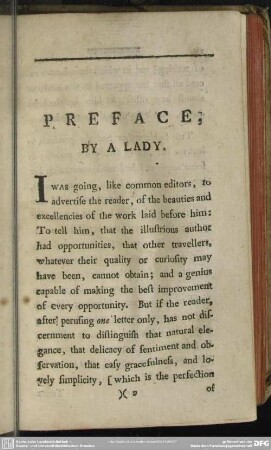 Preface, By A Lady