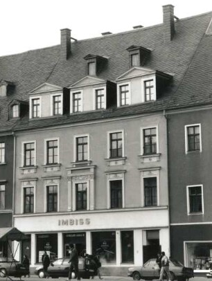 Annaberg-Buchholz, Markt 6. Wohn- und Geschäftsh. Straßenansicht