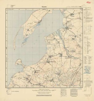 1935 (alte Nr.: 582) Russow, Meßtischblatt (4cm - Karte)