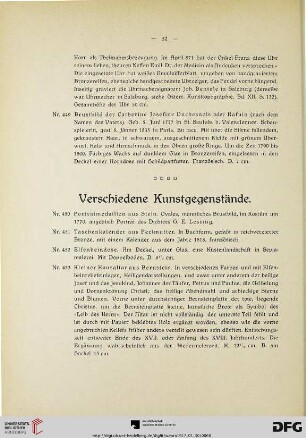 Verschiedene Kunstgegenstände