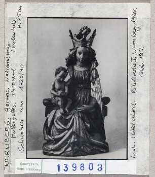 Nürnberg: Thronende Muttergottes, Germanisches Nationalmuseum