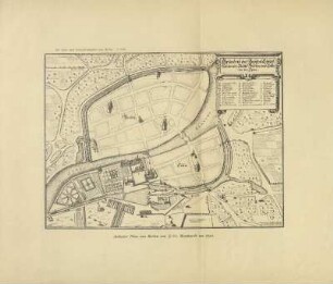 Aeltester Plan von Berlin F. Gr. Memhardt um 1650