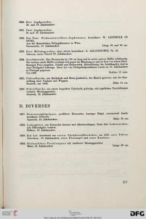 D. Diverses (Nr. 1827-1830)