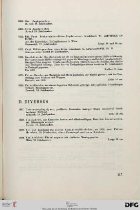 D. Diverses (Nr. 1827-1830)