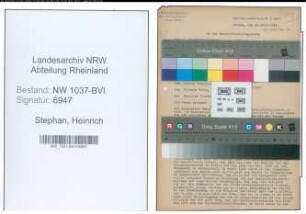 Entnazifizierung Heinrich Stephan , geb. 08.05.1889 (Buchhalter)