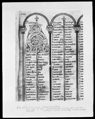 Glossar des Bischofs Salomon 3. von Konstanz — Initiale A, Folio 209 verso