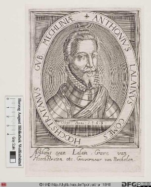 Bildnis Anthony Lalaing (II) van, graaf van Hoogstraten