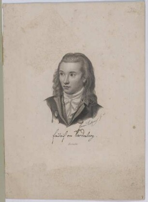 Bildnis des Friedrich Leopold von Hardenberg