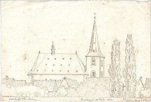 Ziebland, Georg Friedrich; Flörsheim; Ortsbild - Ansicht