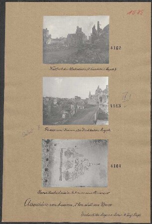 Westfront der Klosterkirche (L'Institution Royale). (Ansichten von Messines, 8 km südl von Ypern)