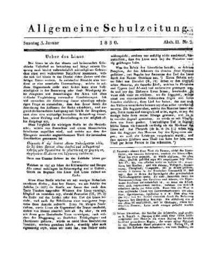 Ueber den Linos : (Fortsetzung folgt)