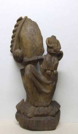 Thronende Muttergottes, Fragment aus Otzdorf