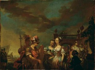 Dido empfängt Aeneas