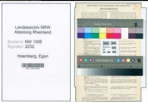 Entnazifizierung Egon Hoemberg , geb. 19.05.1911 (Beamter)