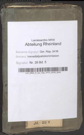 Sammlung von Gesuchen um Erlassung, Milderung oder Verwandlung erkannter Strafen.