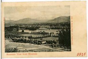 Riverside. Mountain View from Riverside