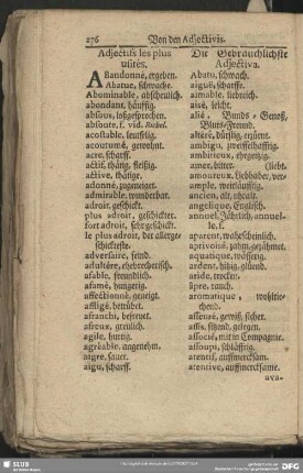 Von den Adjectivis