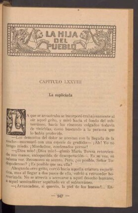 Capítulo LXXVIII - La supliciada